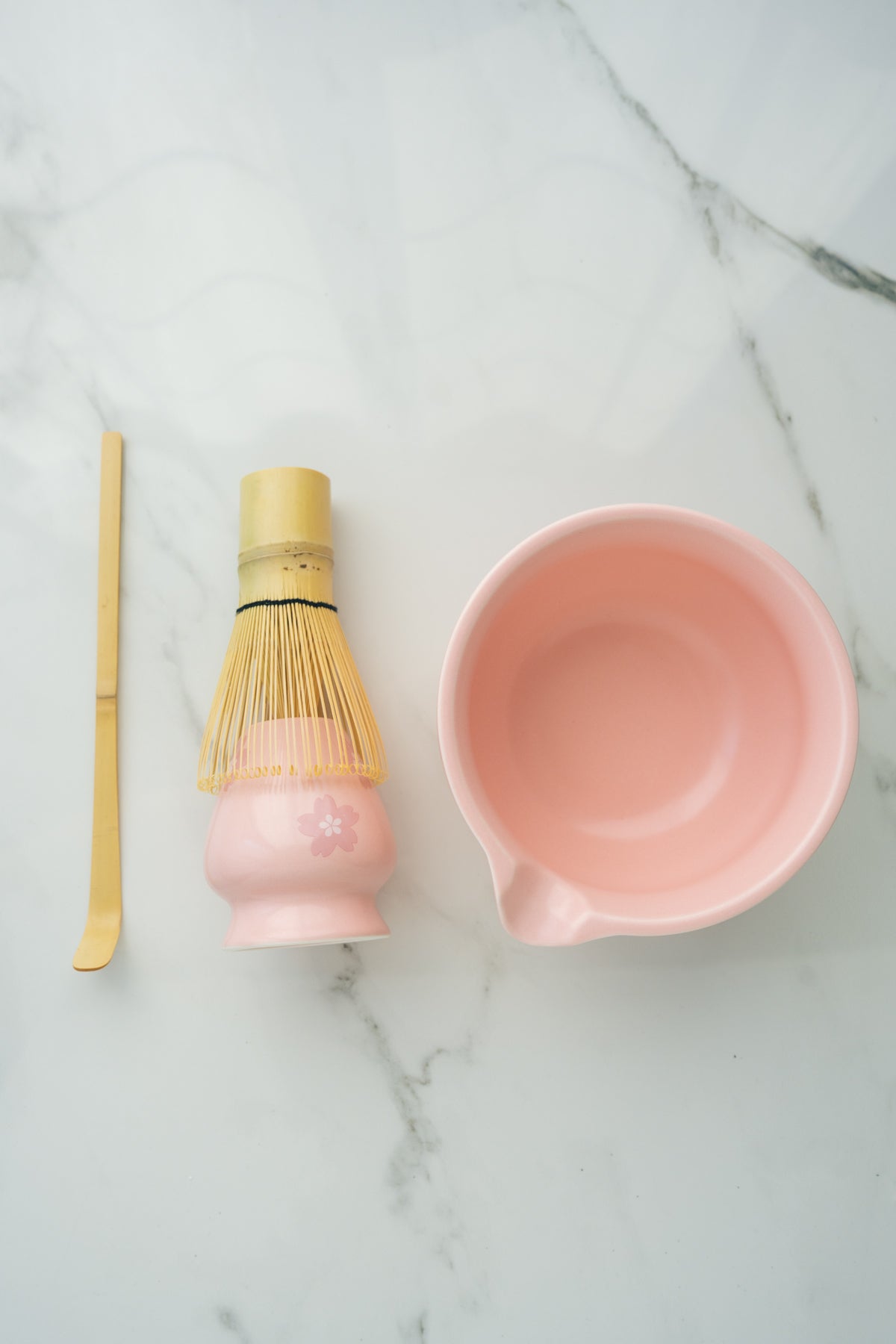 Matcha Tea Ceremony Set – Pink Traditional Japanese Kit - Rich And Pour
