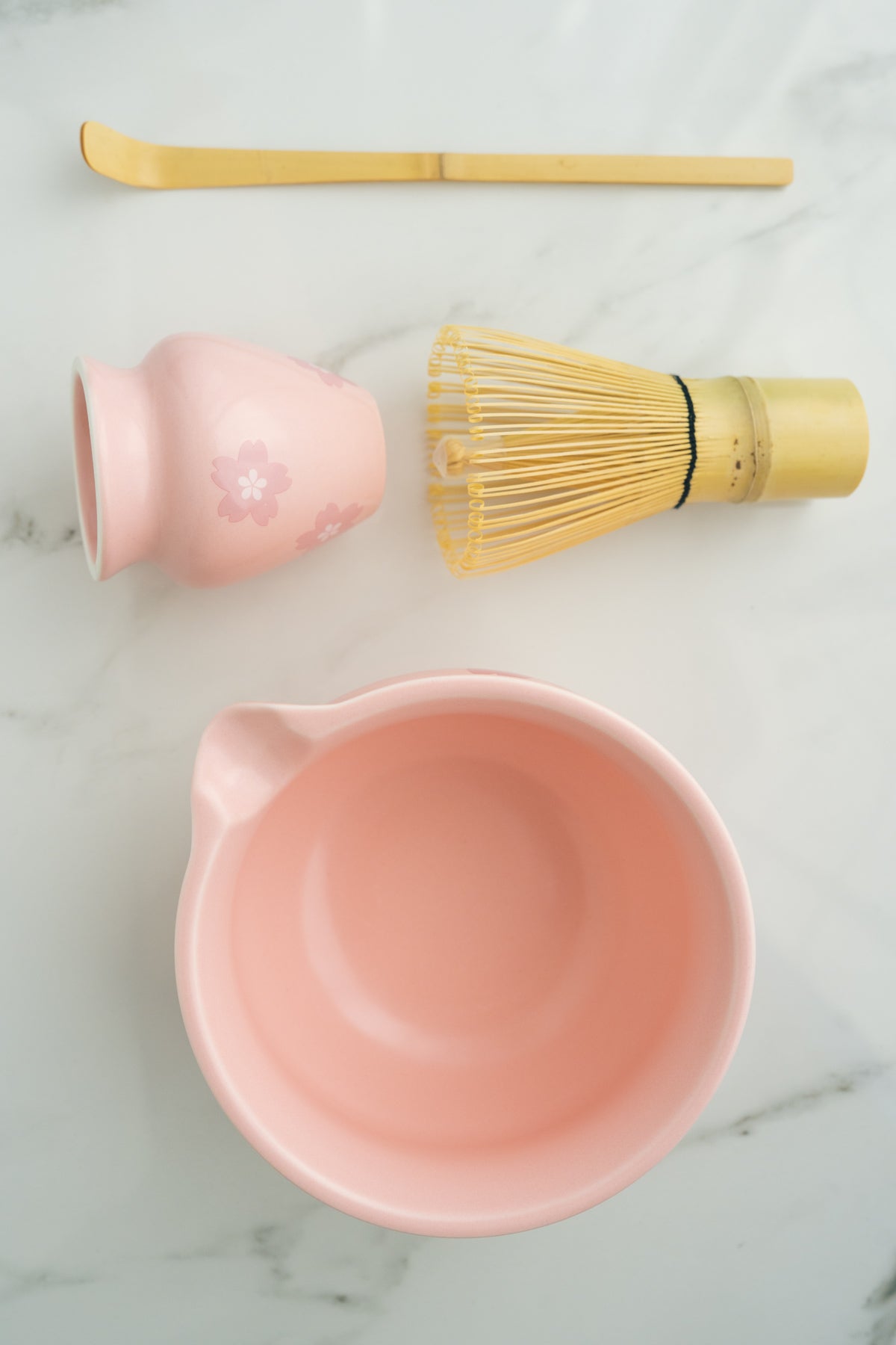 Matcha Tea Ceremony Set – Pink Traditional Japanese Kit - Rich And Pour