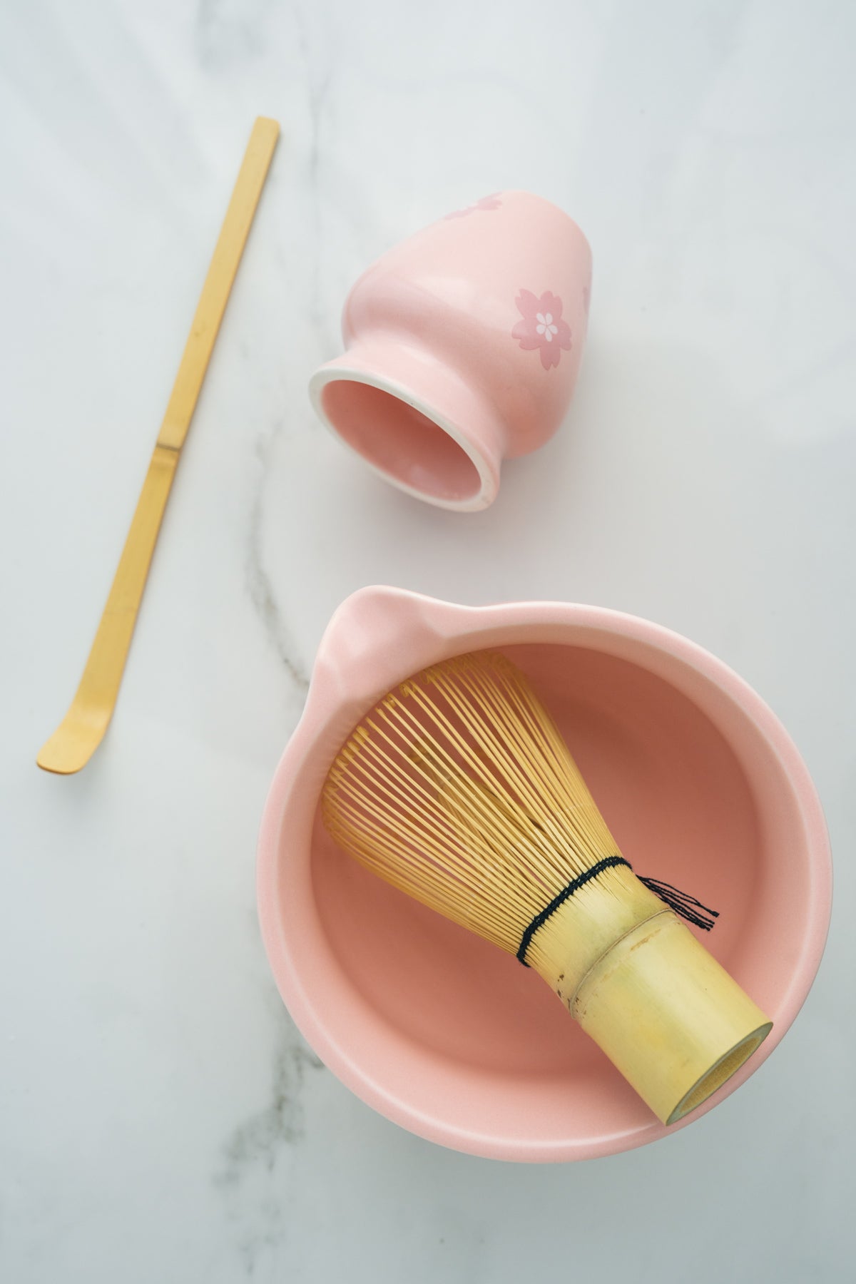 Matcha Tea Ceremony Set – Pink Traditional Japanese Kit - Rich And Pour