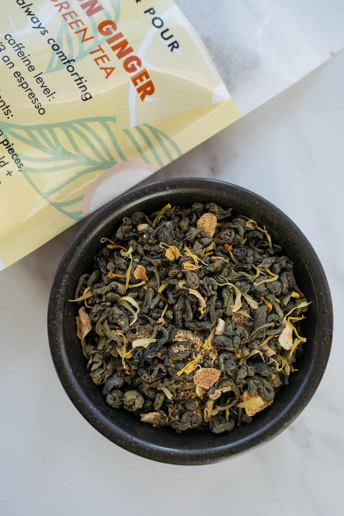 Lemon Ginger Green - Rich And Pour