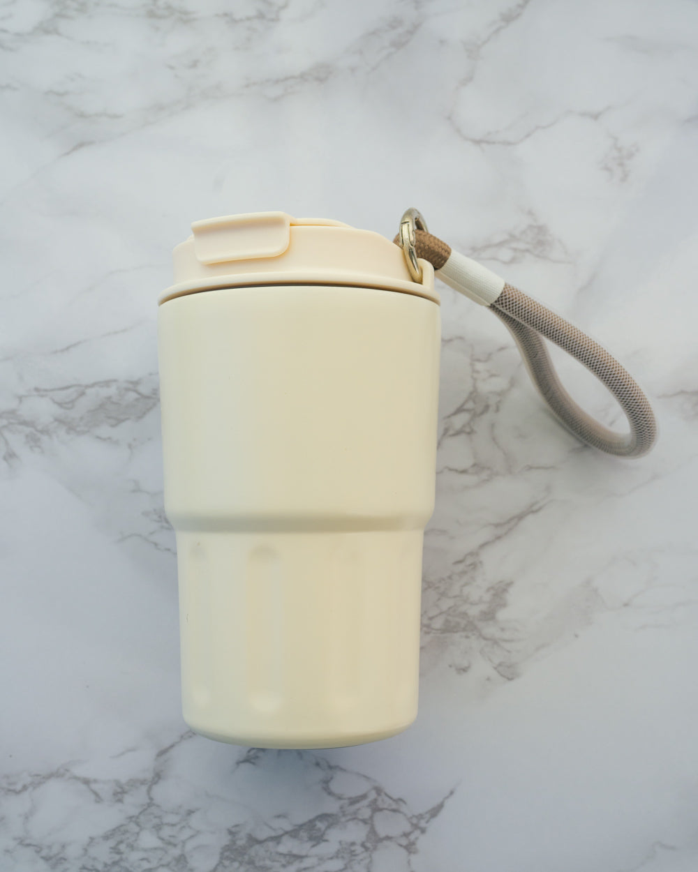 Travel Stainless Steel Insulated Coffee Mug Tumbler with Lanyard - Rich And Pour