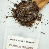 Vanilla Hojicha Tea - Rich And Pour