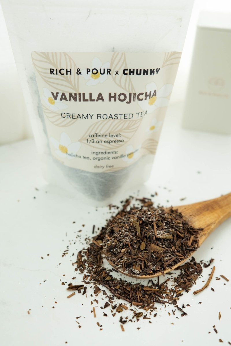 Vanilla Hojicha Tea - Rich And Pour