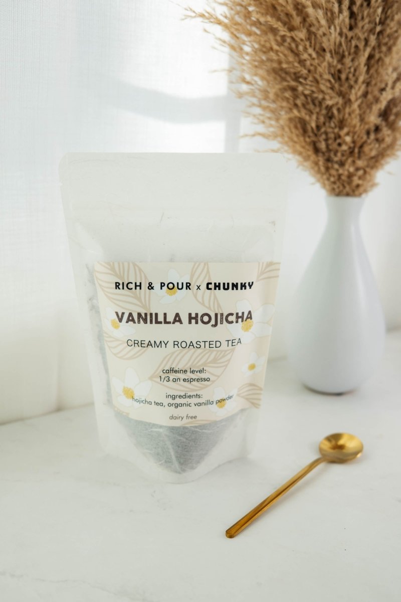 Vanilla Hojicha Tea - Rich And Pour