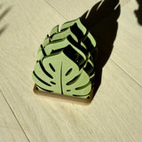 Monstera Leaf Coaster — Single or Set of 6 (Plant-Lover Drink Coasters)