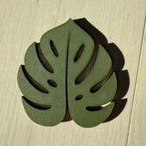 Monstera Leaf Coaster — Single or Set of 6 (Plant-Lover Drink Coasters)