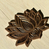 Lotus Coaster – Modern Tea & Drink Coaster (Heat-Resistant, Lightweight)