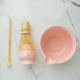 Matcha Tea Ceremony Set –  Pink Traditional Japanese Kit - Rich And Pour