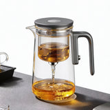 Magnetic Release Glass Teapot with Tea Infuser