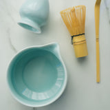 Matcha Tea Ceremony Set –  Blue Traditional 4-Piece Japanese Kit