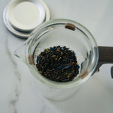 Magnetic Release Glass Teapot with Tea Infuser