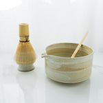 Matcha Tea Ceremony Set –  Cream Traditional 4-Piece Japanese Kit (Copy) - Rich And Pour