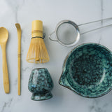 Matcha Tea Ceremony Set – Green Traditional 6-Piece Japanese Kit