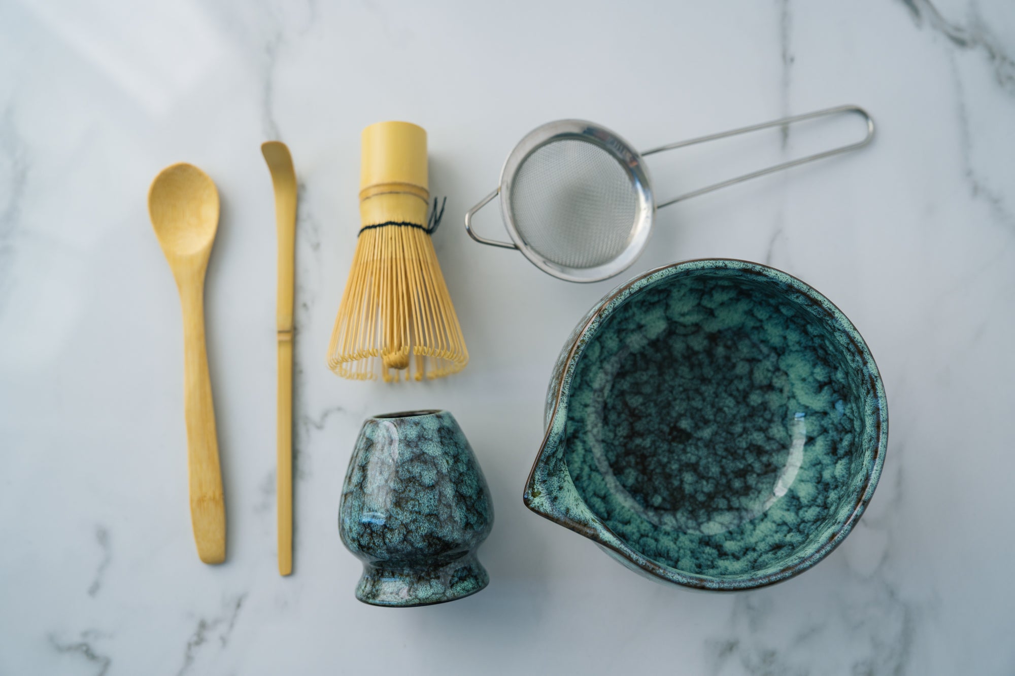 Matcha Tea Ceremony Set – Green Traditional 6-Piece Japanese Kit