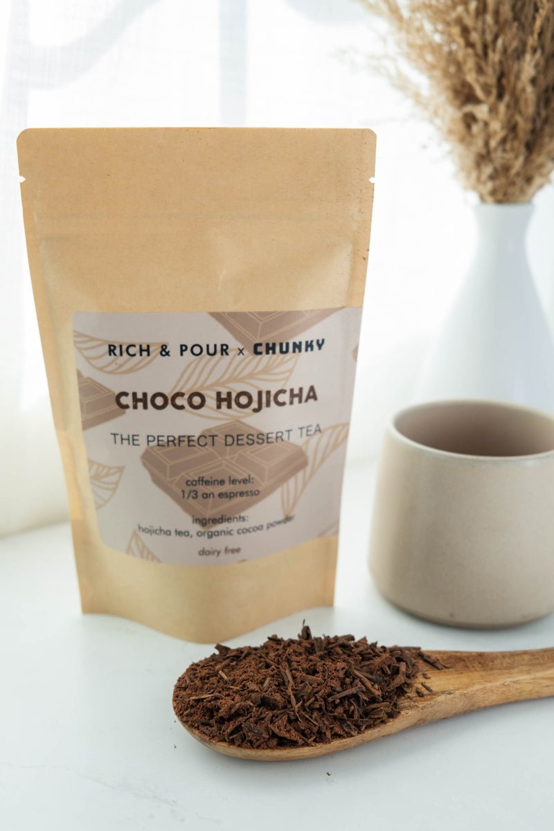 Choco Hojicha Tea - Rich And Pour