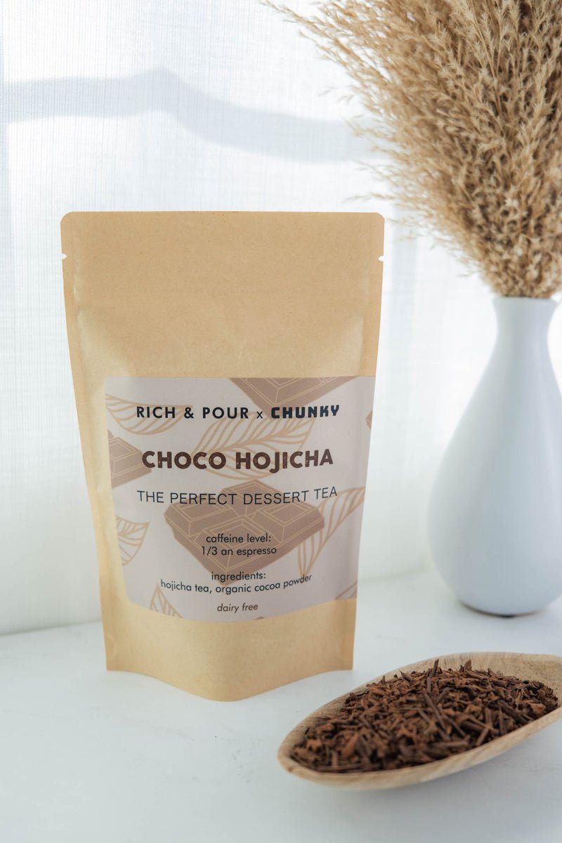 Choco Hojicha Tea - Rich And Pour