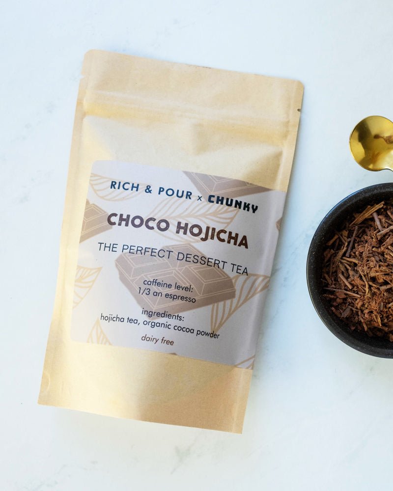 Choco Hojicha Tea - Rich And Pour