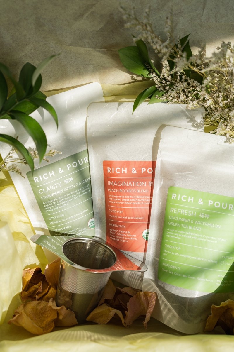 Fruity & Fresh Bundle + FREE Strainer - Rich And Pour