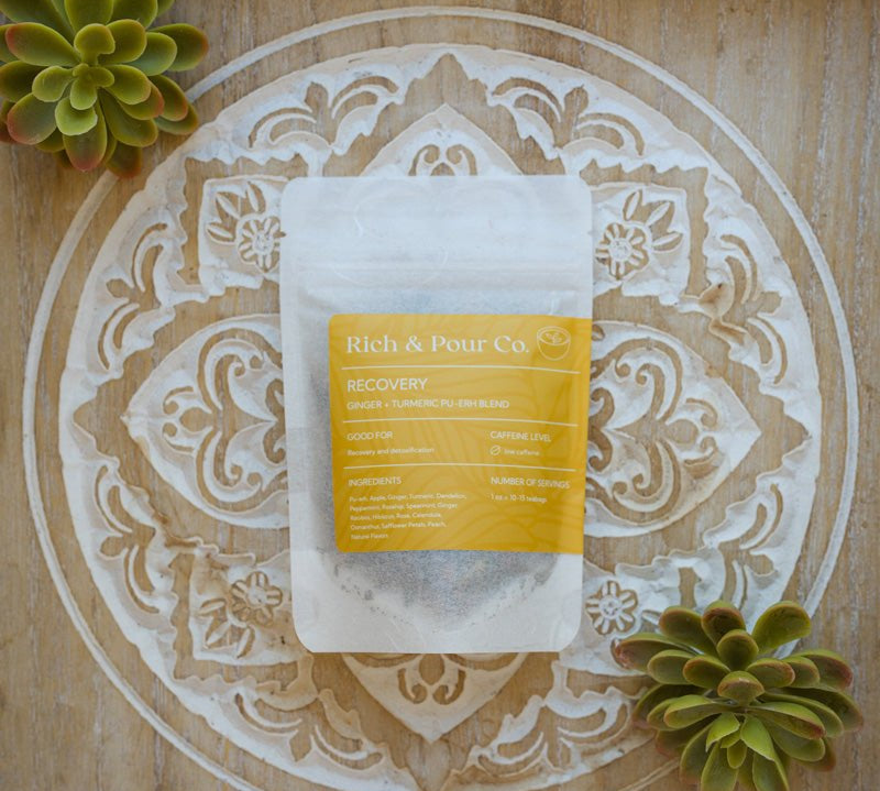Recovery: Ginger + Turmeric Pu-erh Blend - Rich And Pour