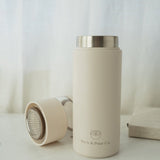 Stainless Steel Travel Tumbler with Tea Infuser - Rich And Pour