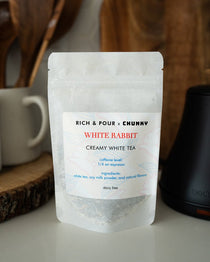 White Rabbit - Creamy White Tea Blend - Rich And Pour
